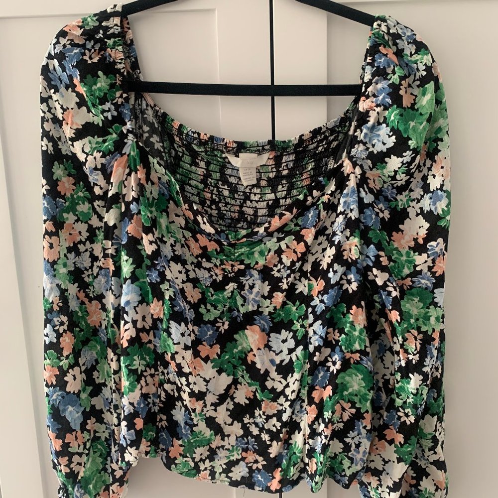 Floral crop top